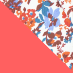 Lycra pesca fiori pesca